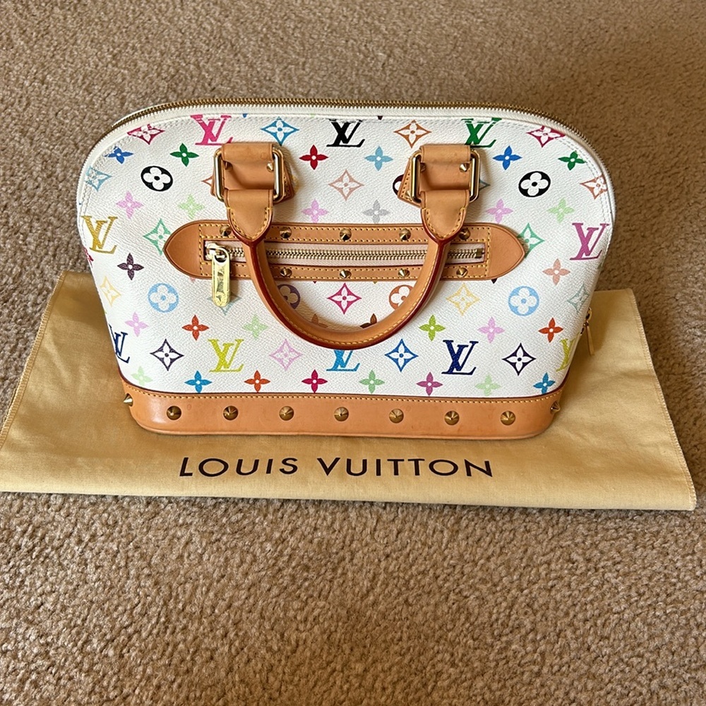 Louis Vuitton Multicolor Monogram Alma White (2004)